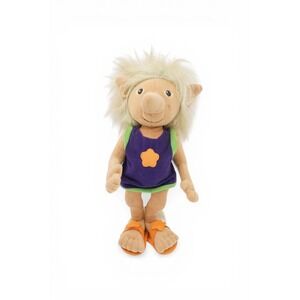 Vintage 1999 IKEA SAGOEK Plush Troll Doll Style Stuffed Toy Dress Sandals Y2K